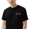Spikes 7-Men’s garment-dyed heavyweight t-shirt