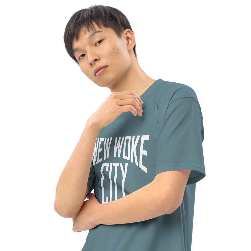 New Woke City-Men’s premium heavyweight tee