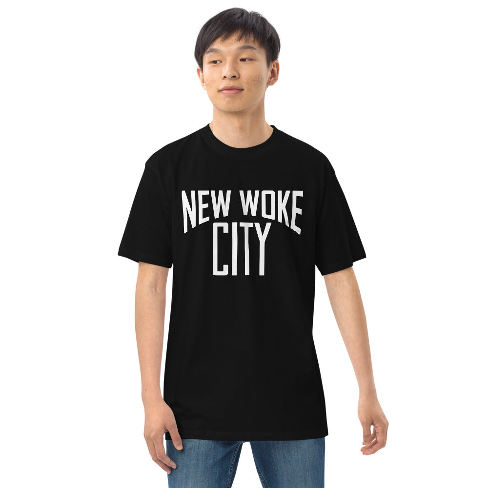 New Woke City-Men’s premium heavyweight tee