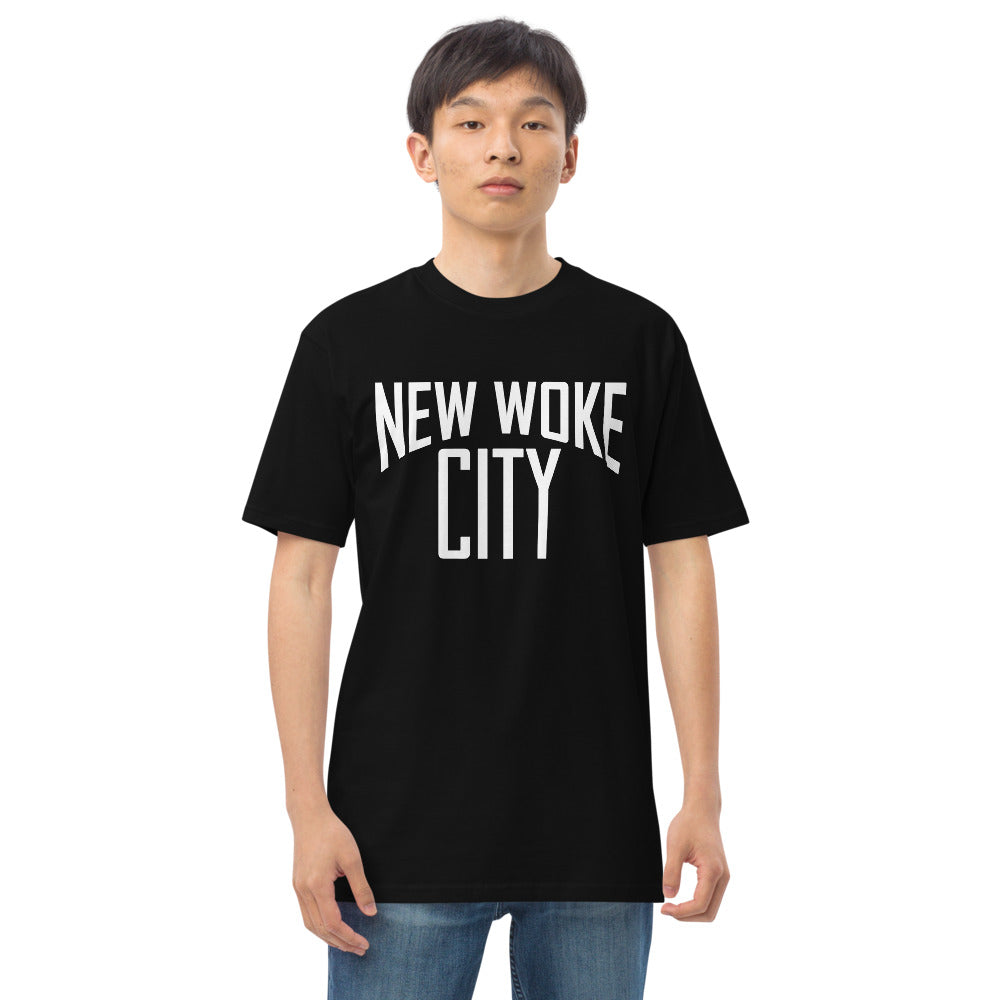 New Woke City-Men’s premium heavyweight tee