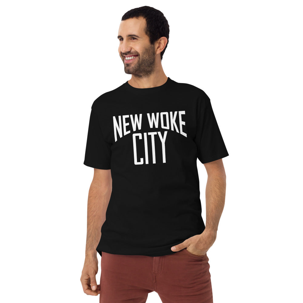 New Woke City-Men’s premium heavyweight tee