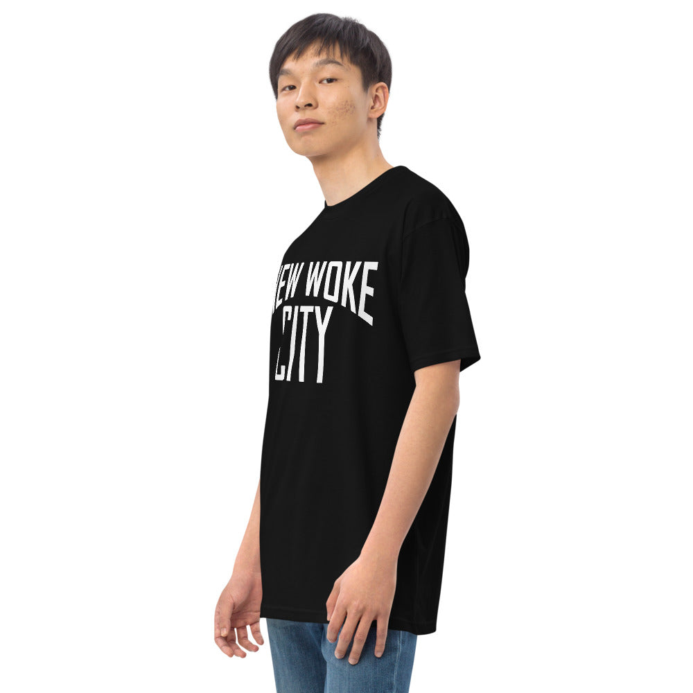 New Woke City-Men’s premium heavyweight tee