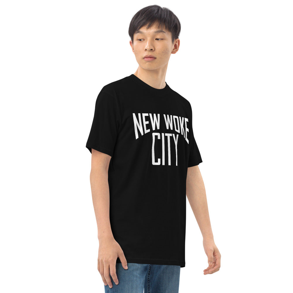 New Woke City-Men’s premium heavyweight tee