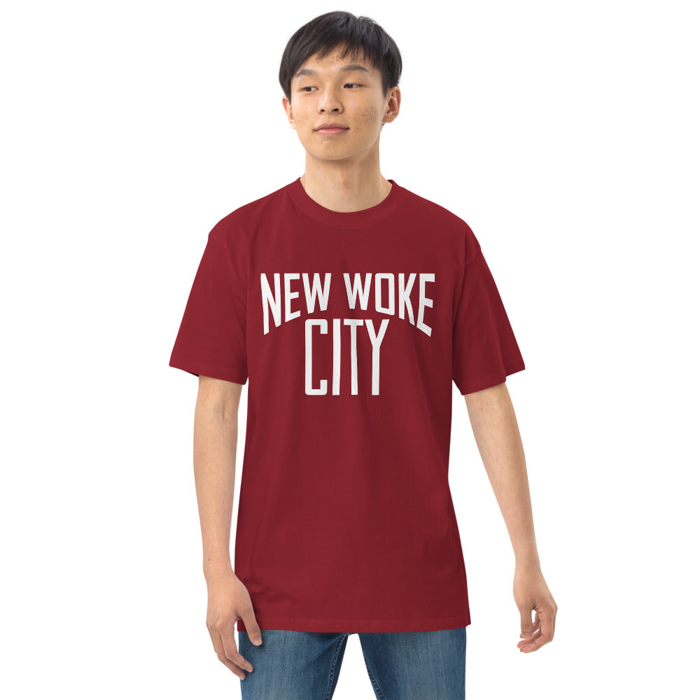 New Woke City-Men’s premium heavyweight tee