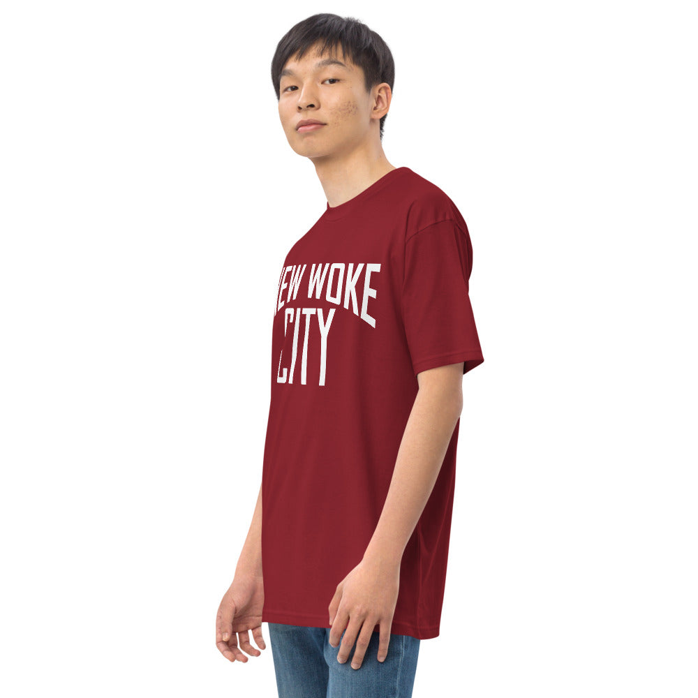 New Woke City-Men’s premium heavyweight tee