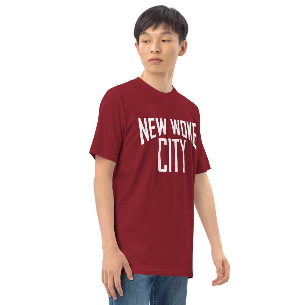 New Woke City-Men’s premium heavyweight tee