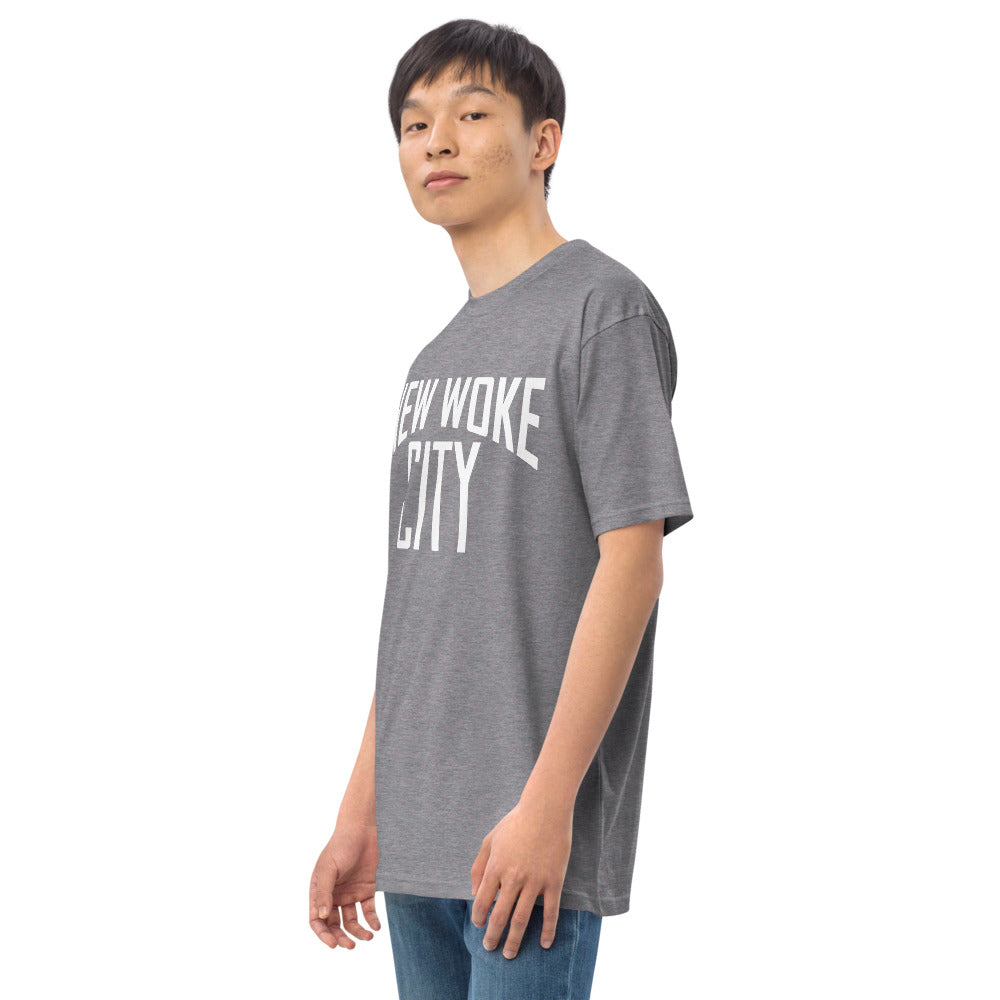 New Woke City-Men’s premium heavyweight tee