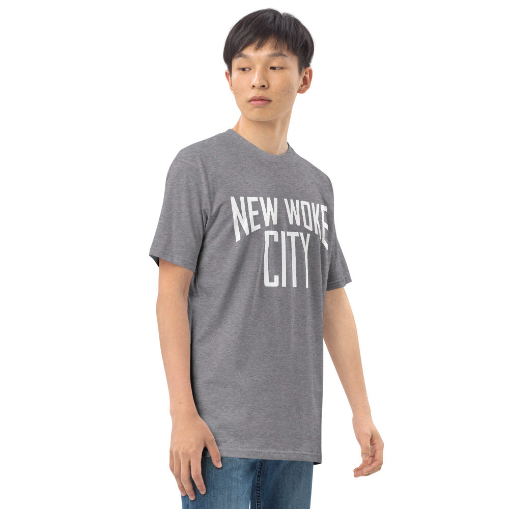 New Woke City-Men’s premium heavyweight tee