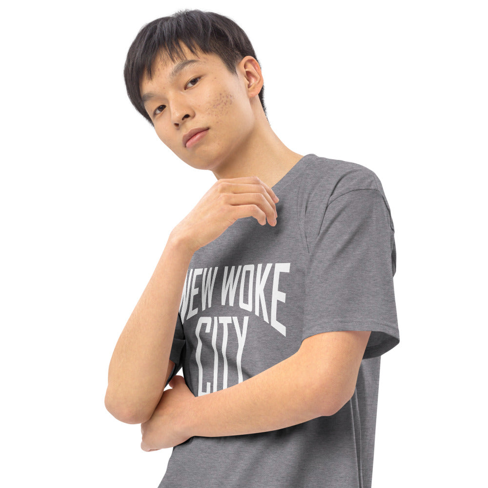 New Woke City-Men’s premium heavyweight tee