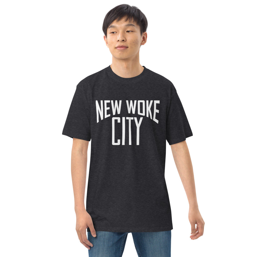 New Woke City-Men’s premium heavyweight tee