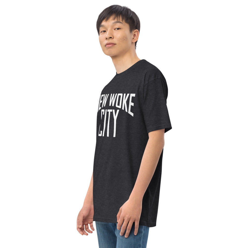 New Woke City-Men’s premium heavyweight tee