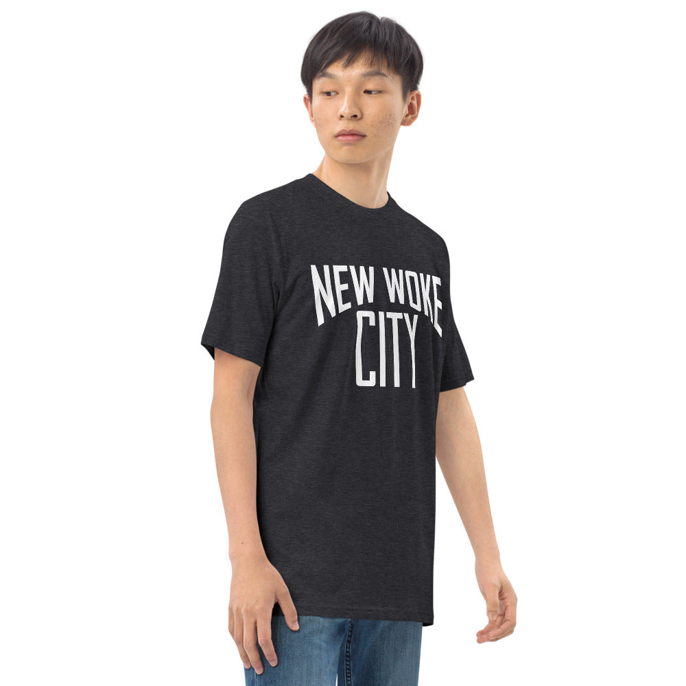 New Woke City-Men’s premium heavyweight tee