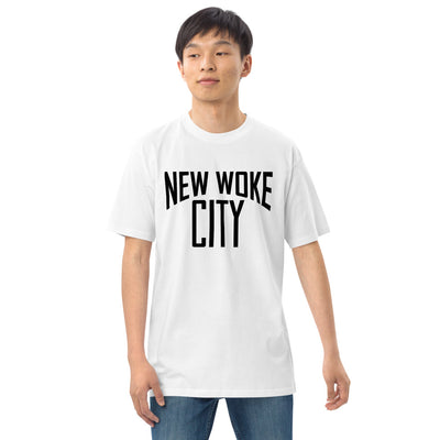 New Woke City-Men’s premium heavyweight tee