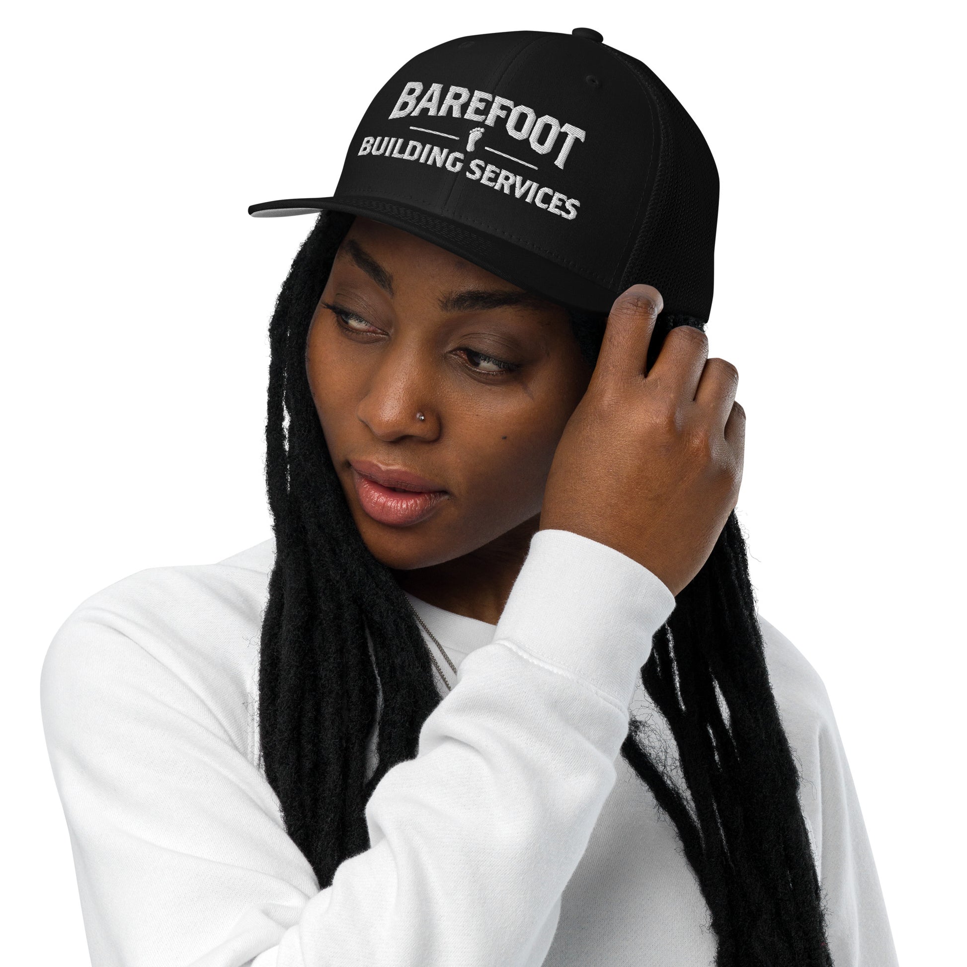 Mesh back trucker cap