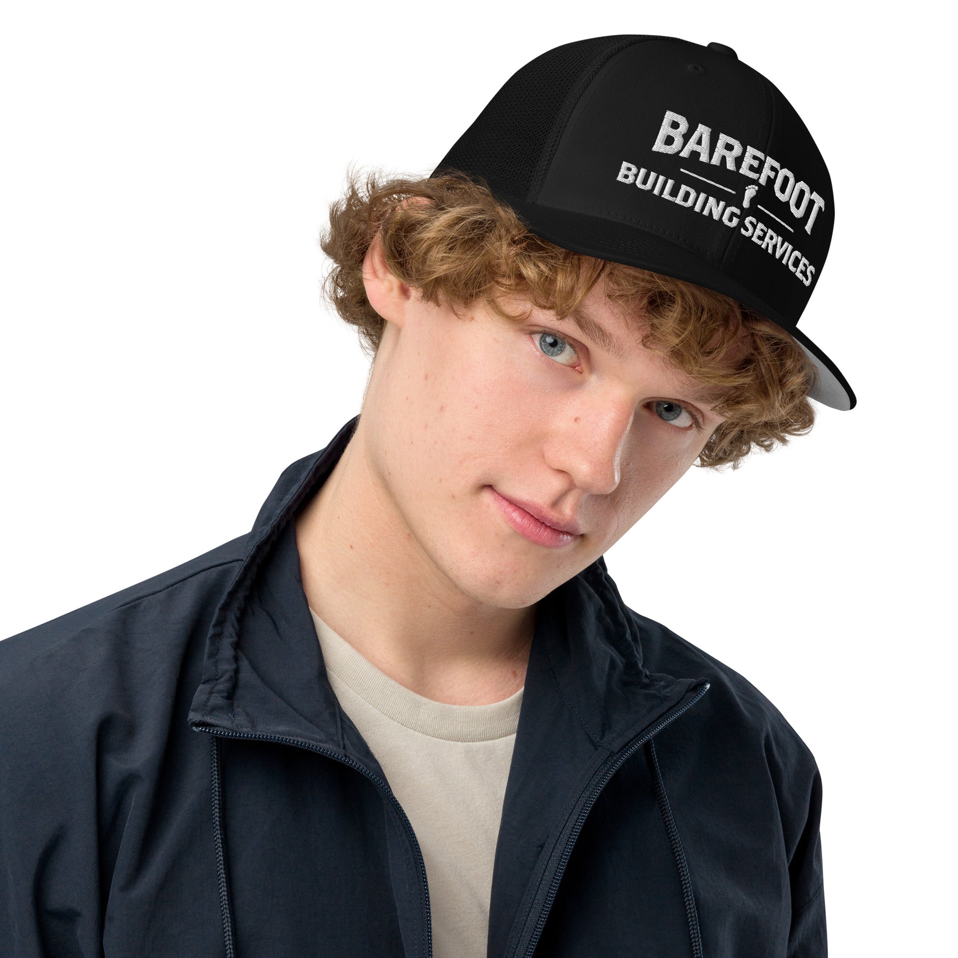 Mesh back trucker cap