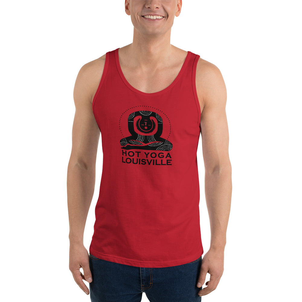 Hot Yoga Louisville Black Logo Men's Tank Top