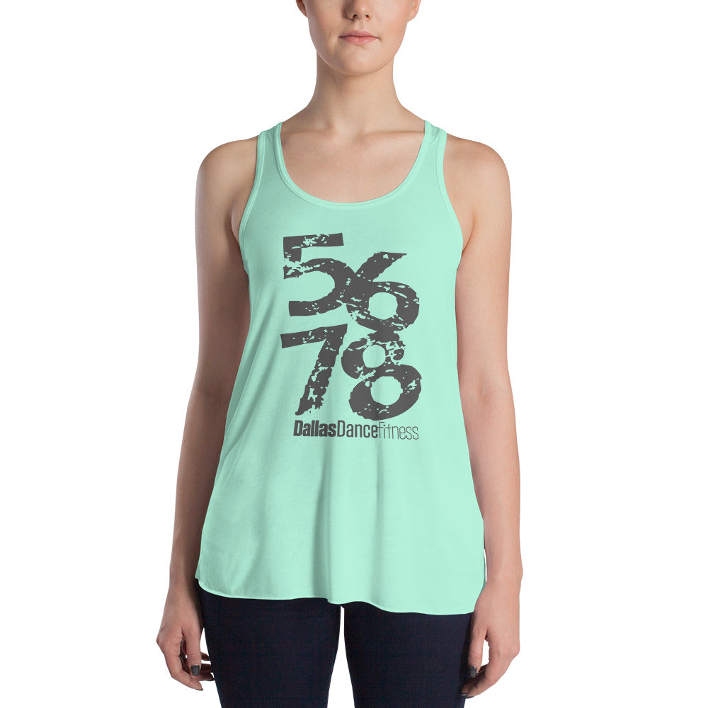 Dallas Dance Fitness Women's Flowy Racerback Tank