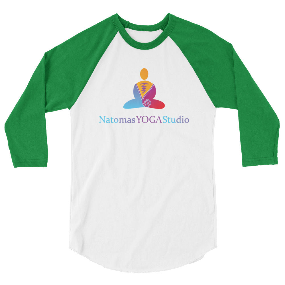 Natomas Yoga Studio-3/4 Sleeve Raglan Shirt