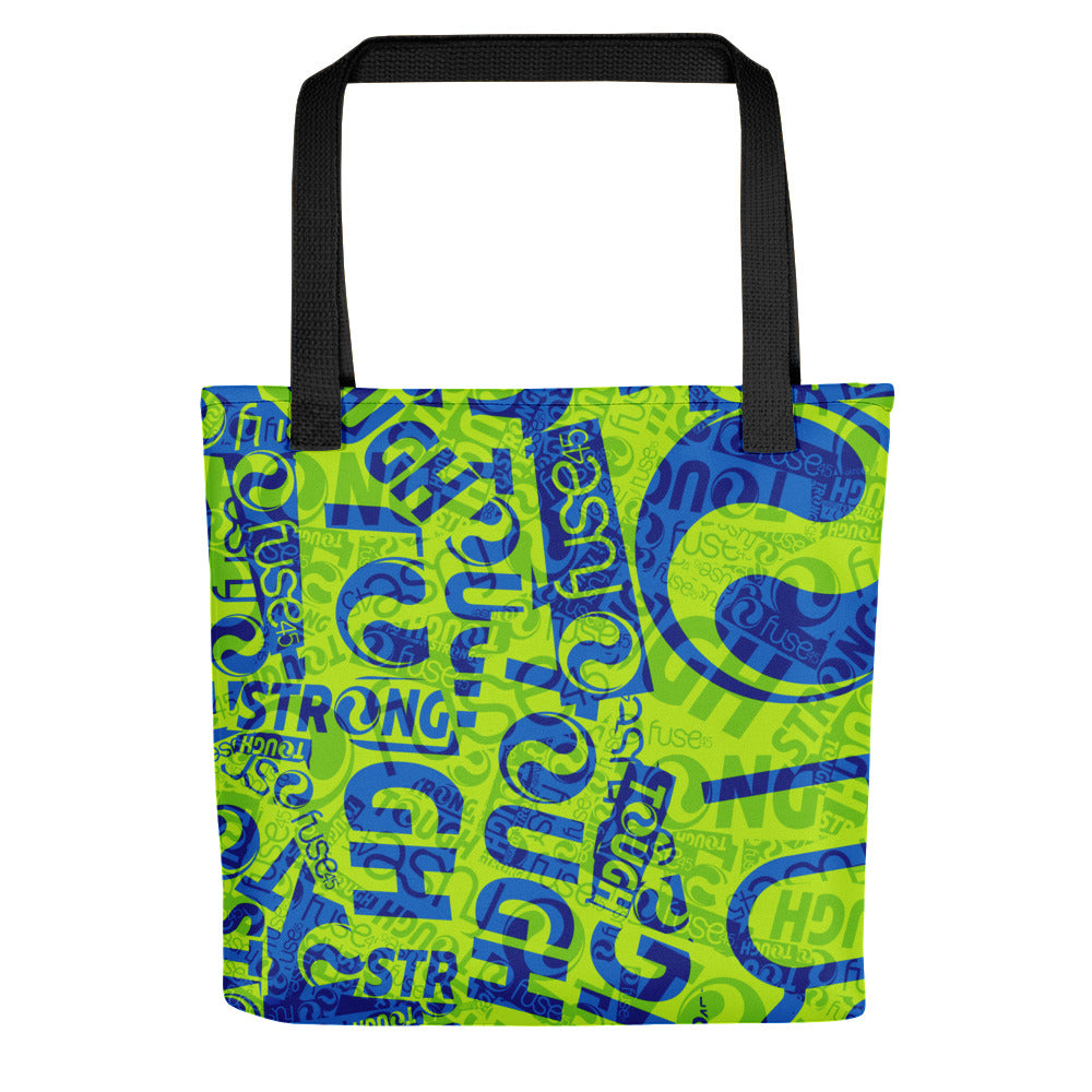 Fuse45-Allover Print Tote bag