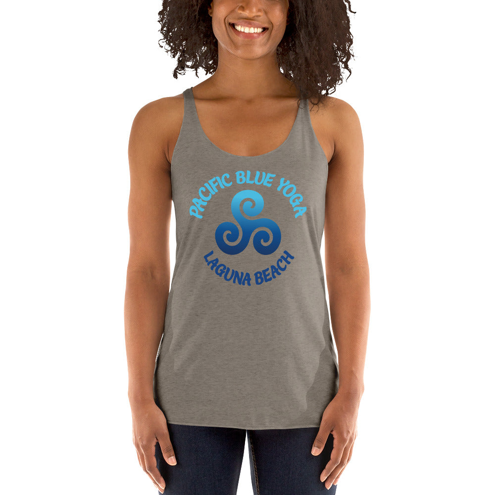 Pacific Blue Yoga-Women's Racerback Tank