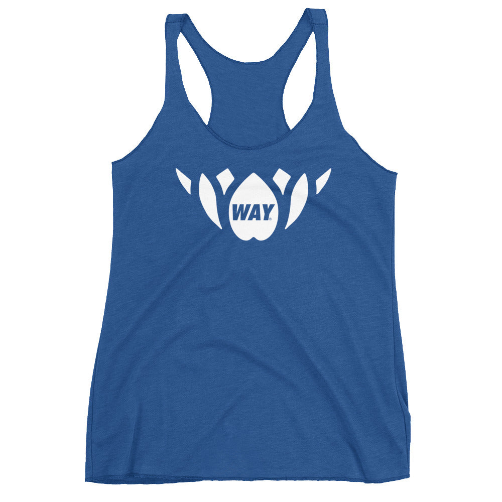 Blue + White Lotus Team Tank