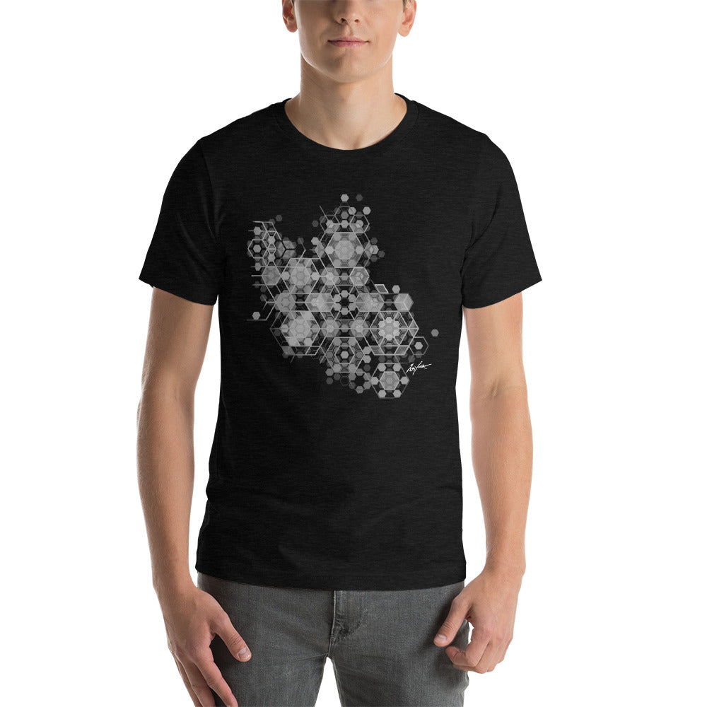 ZEB Yoga Tattoo Dark-Short-Sleeve Unisex T-Shirt