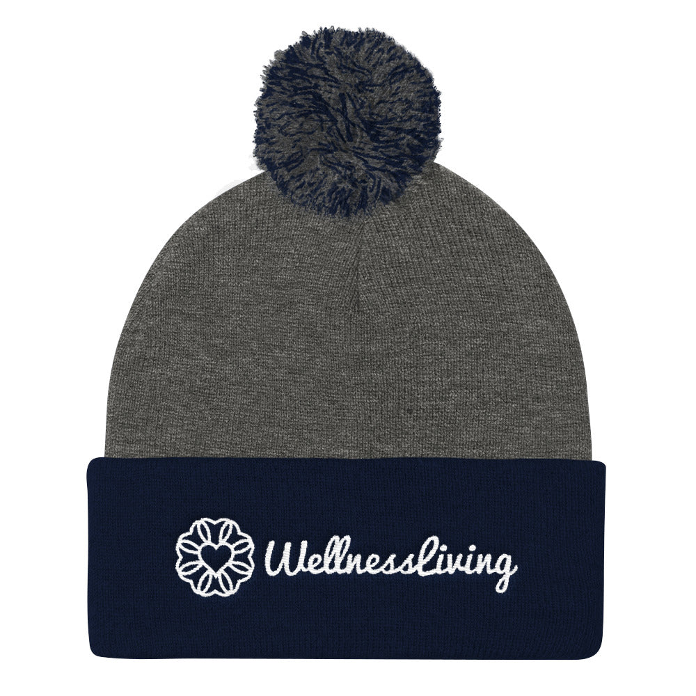 Pom Pom Knit Cap