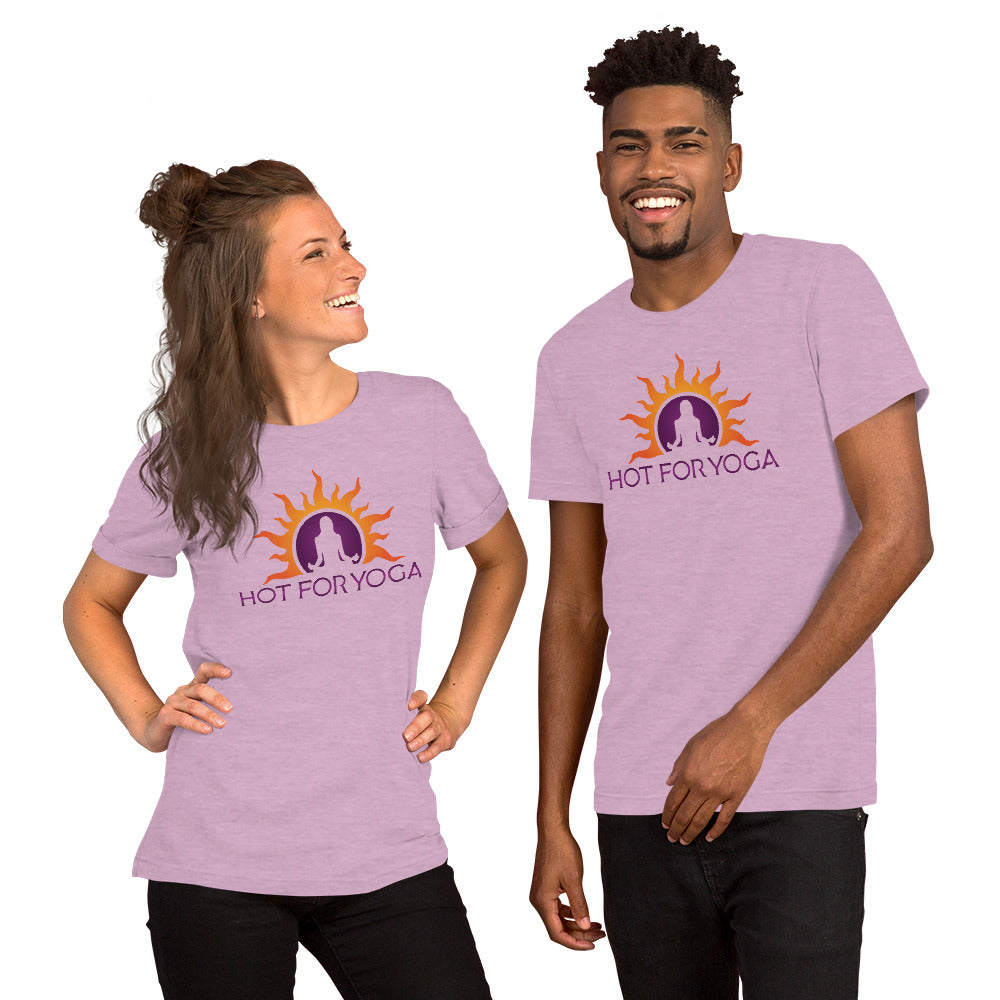 Hot For Yoga-Short-Sleeve Unisex T-Shirt