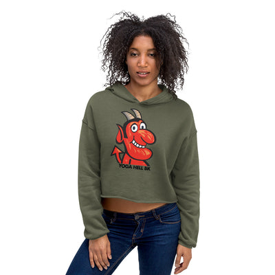 Yoga Hell BK-Crop Hoodie