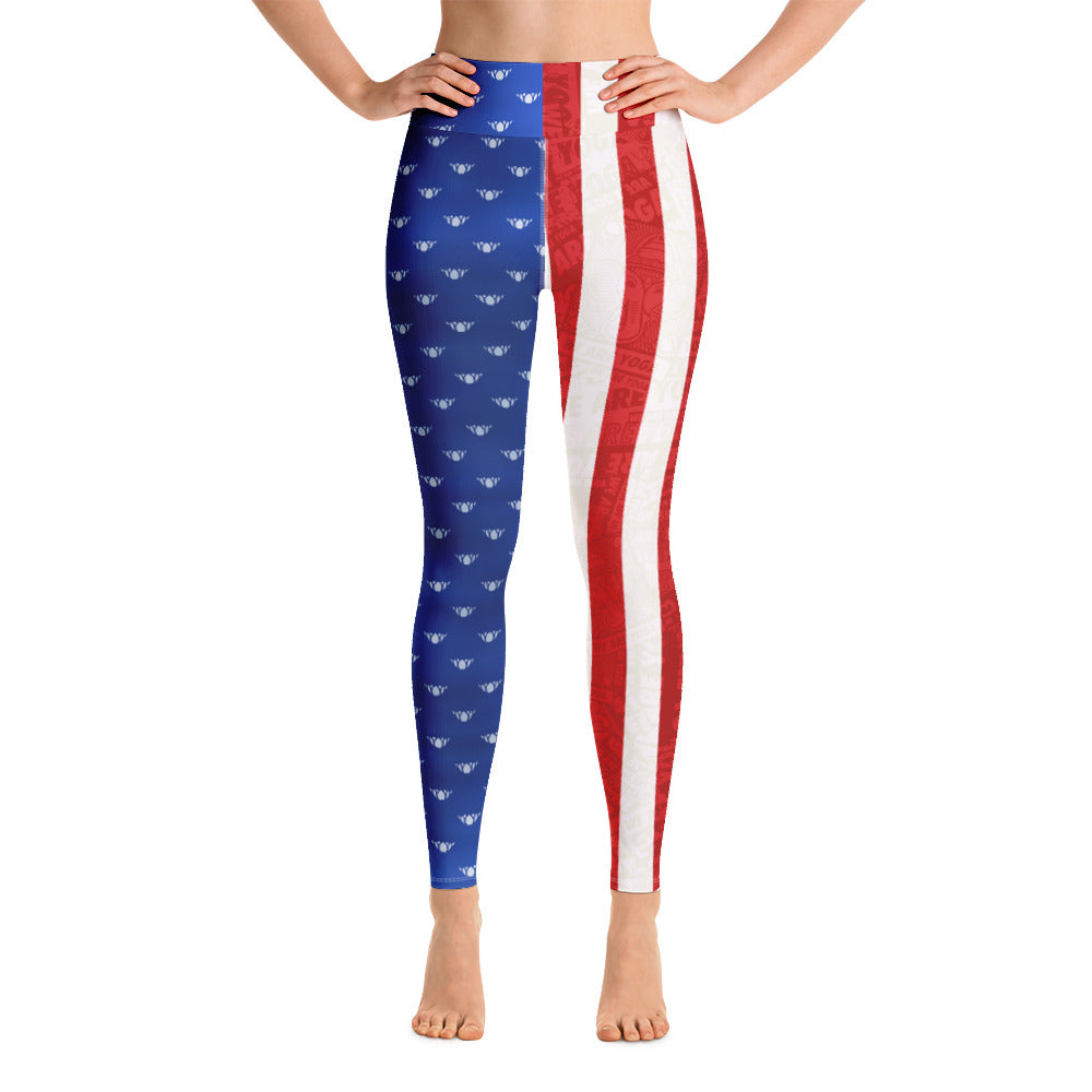 USWAY-High waisted ladies athletic leggings