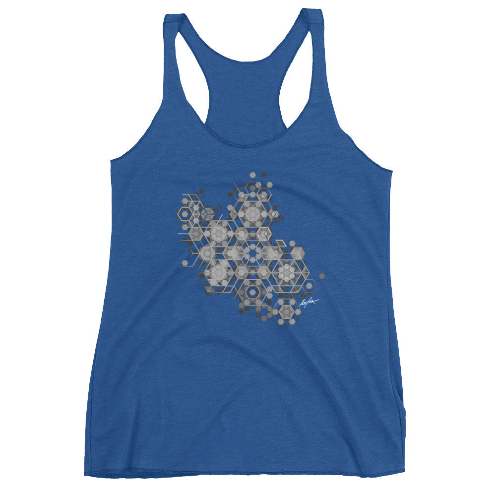 Zeb Yoga Tattoo-Women's Racerback Tank