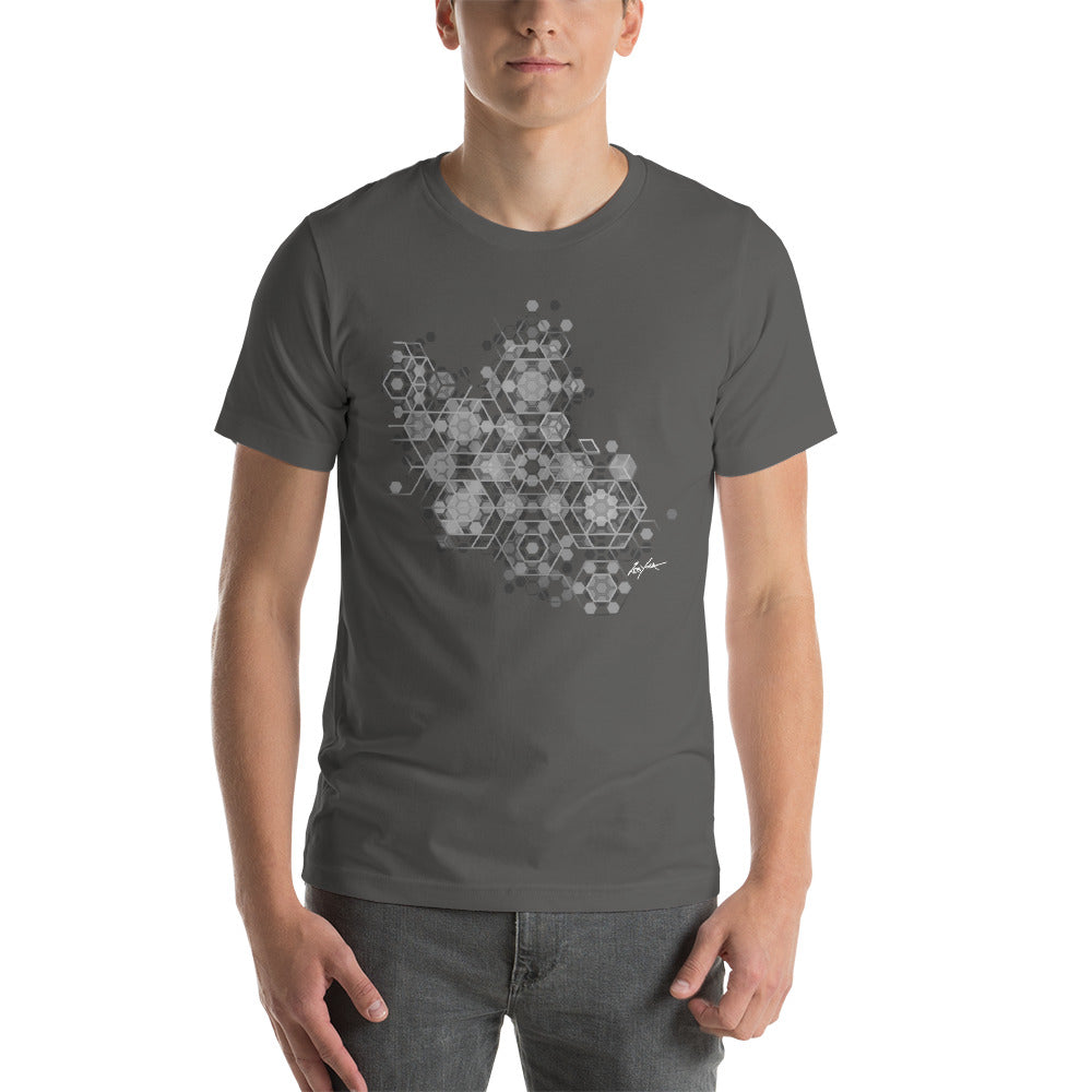 ZEB Yoga Tattoo Dark-Short-Sleeve Unisex T-Shirt