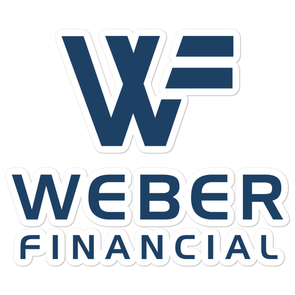 Weber Financial-Bubble-free stickers