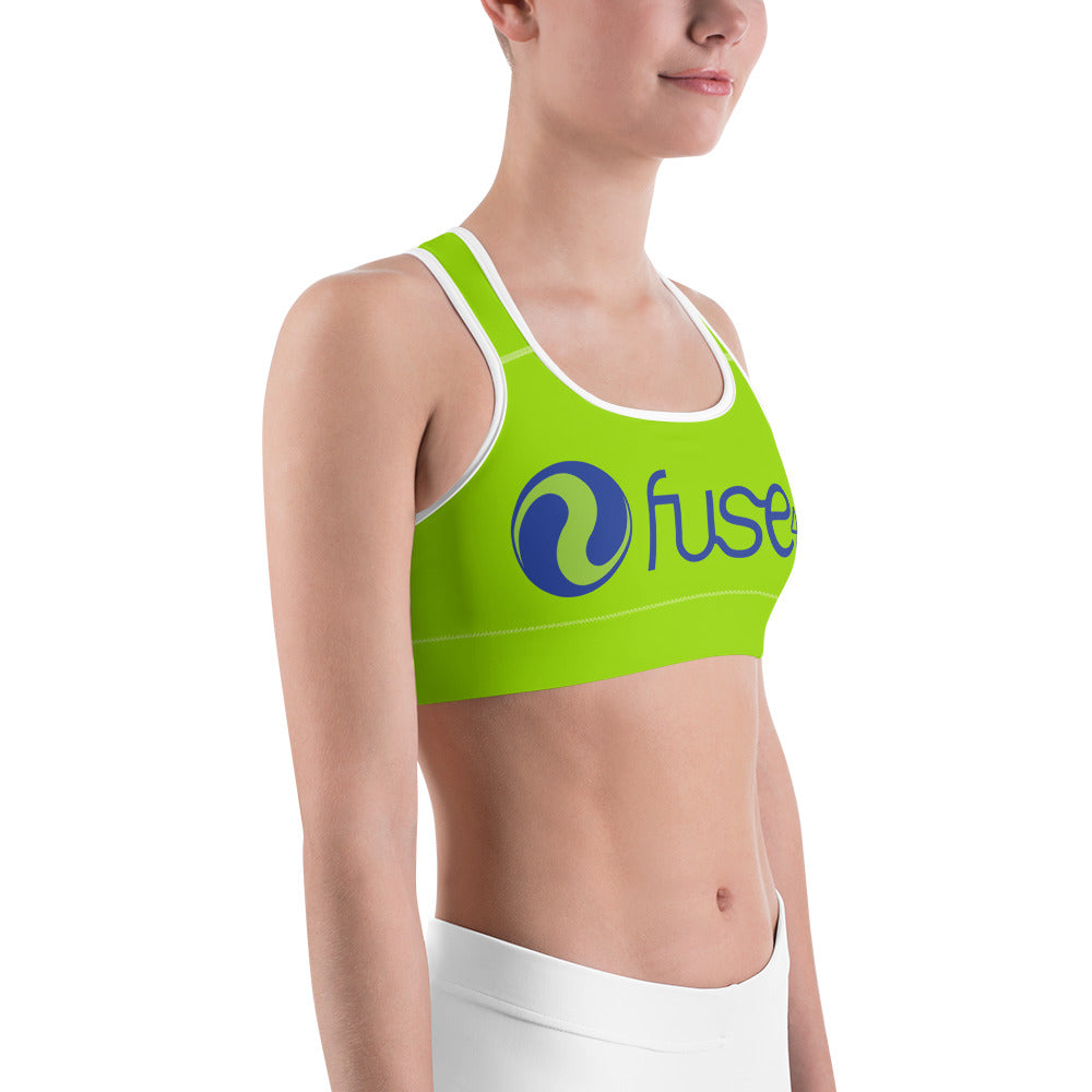 Fuse45-Green Sports Bra