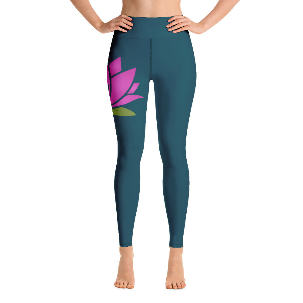 Dharma Talk Blue Lotus Leggings