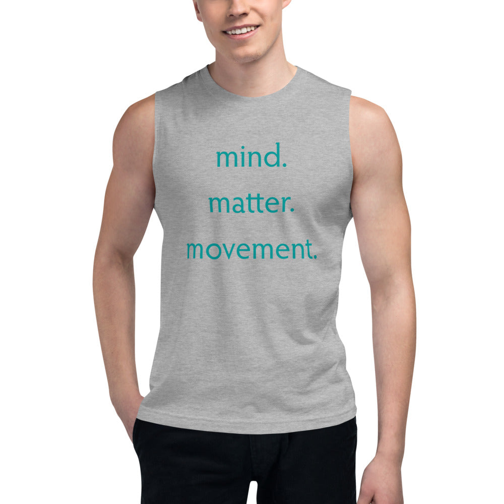 M3Yoga-MMM Back Logo-Men's Muscle Shirt