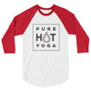 Pure Hot Yoga St. Louis-3/4 Sleeve Raglan Shirt