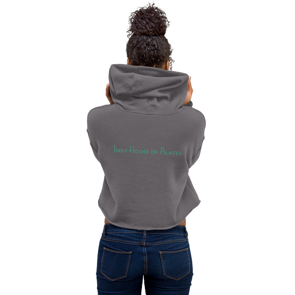 Indy House Of Pilates-Crop Hoodie
