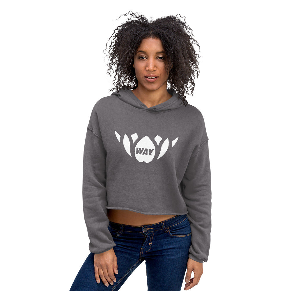 WAY Lotus Crop Hoodie