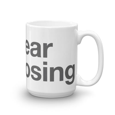 Clear Closing Mug