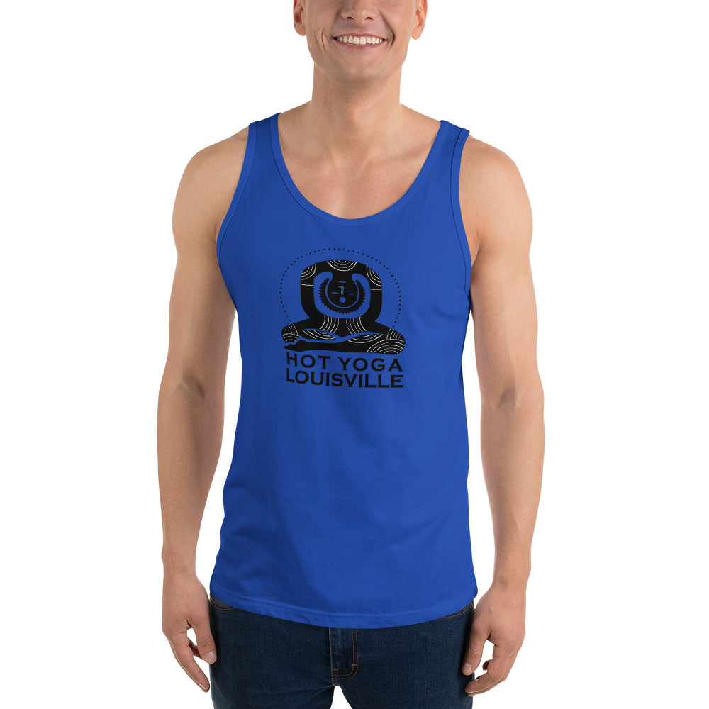 Hot Yoga Louisville Black Logo Men's Tank Top