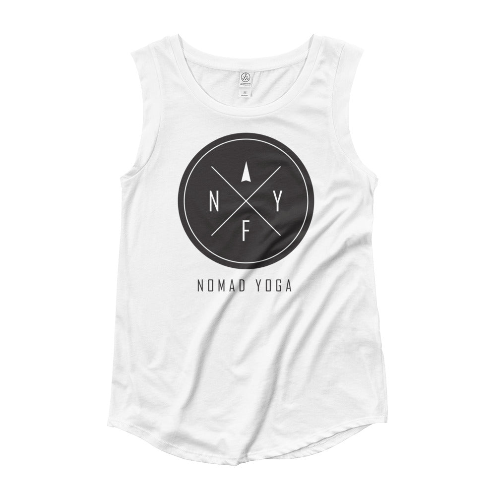 NYF YOGA-Ladies’ Cap Sleeve T-Shirt