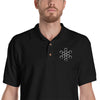 Yoga Golf Coach-Embroidered Polo Shirt