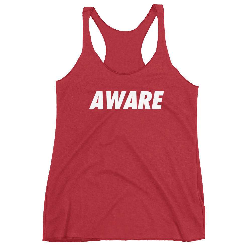 AWARE-Women's Racerback Tank