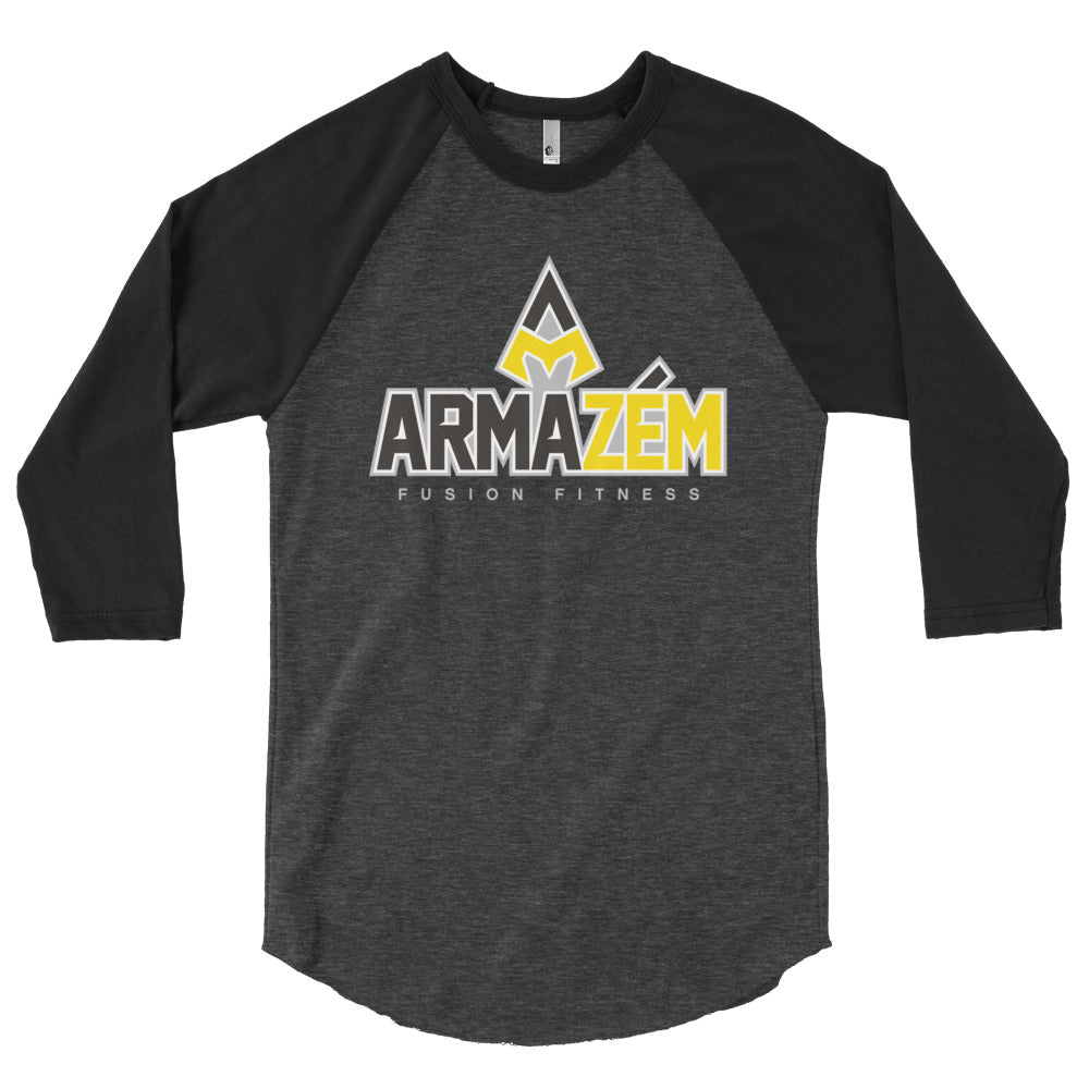Armazém Fusion Fitness-Men's 3/4 Sleeve Raglan Shirt