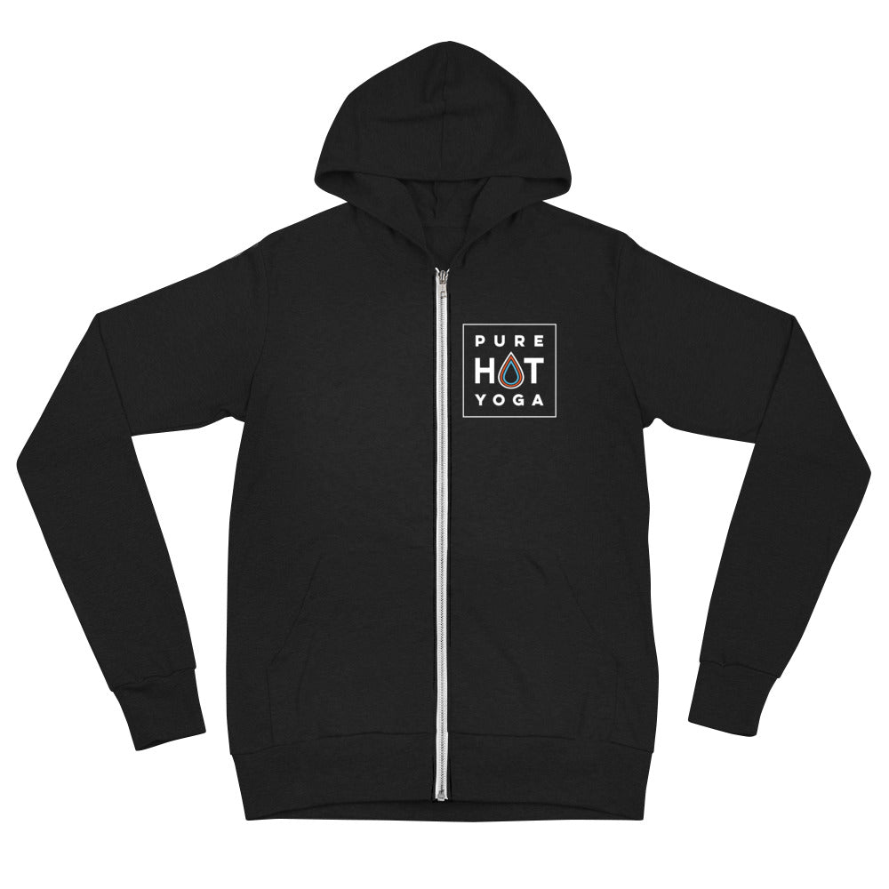 Pure Hot Yoga St. Louis-Unisex zip hoodie