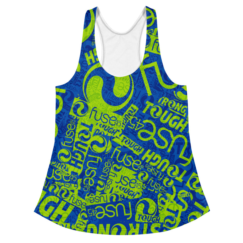 Fuse45-Allover Print Women's Racerback Tank