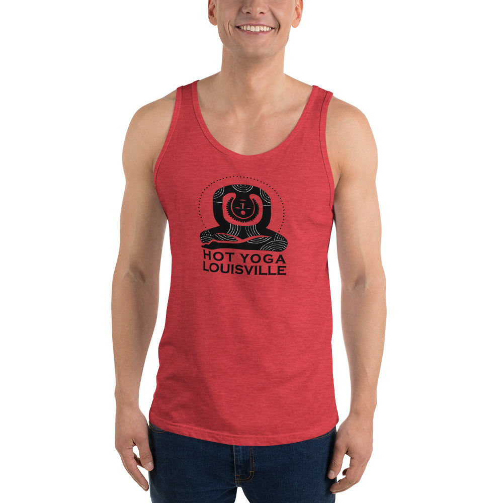 Hot Yoga Louisville Black Logo Men's Tank Top