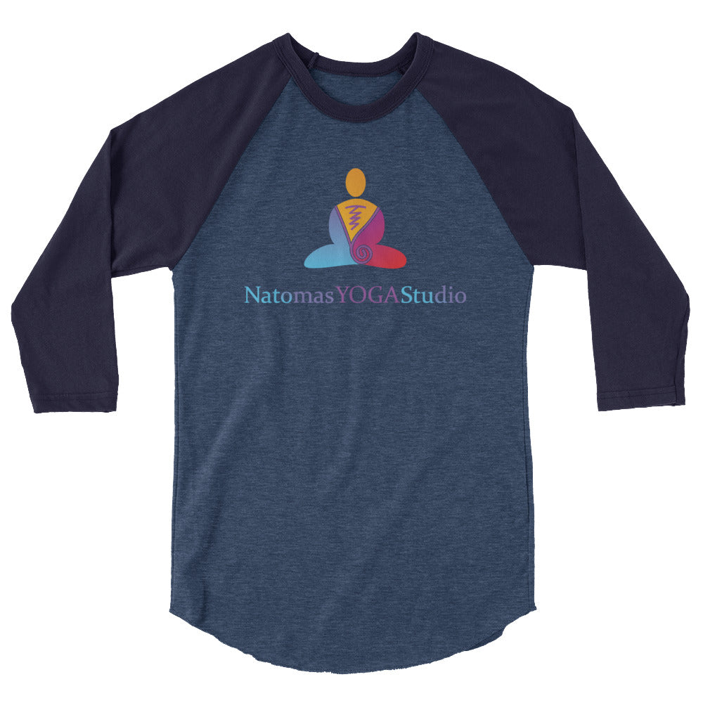 Natomas Yoga Studio-3/4 Sleeve Raglan Shirt