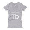 TORCHED TB-Women's V-Neck T-shirt